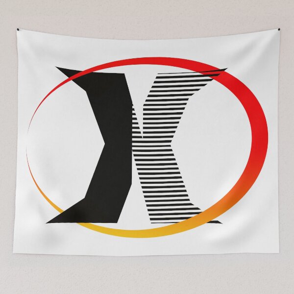 Item preview, X logo made of black and lines designed and sold by Bigrow.