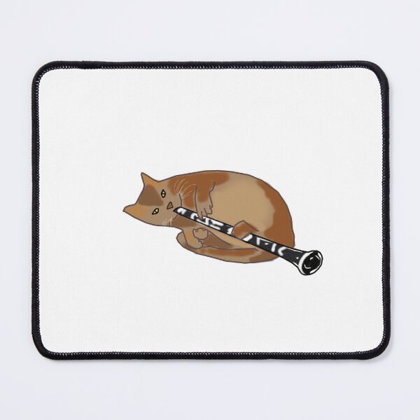 Item preview, Cat playing clarinet designed and sold by Floobr01.