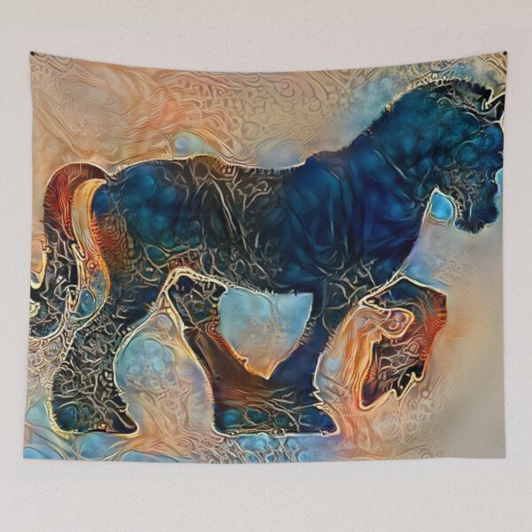 Artikelvorschau, Schwarzes Shire Horse 1 von 2 entworfen und verkauft von DiscoGypsyFish.