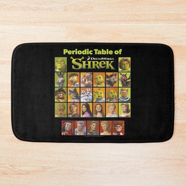 Item preview, Shrek Periodic Table Of Shrek Characters    designed and sold by ooskiedesign.