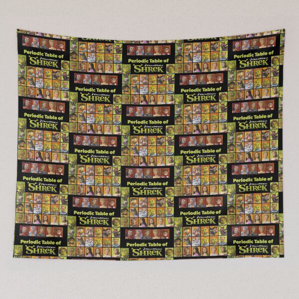 Item preview, Shrek Periodic Table Of Shrek Characters    designed and sold by ooskiedesign.
