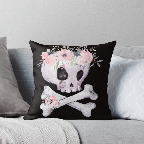 Item preview, Boho water color punk skull designed and sold by Tonickay.
