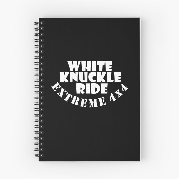 Item preview, White Knuckle Ride, Extreme 4x4 in White Text designed and sold by MountMercantile.