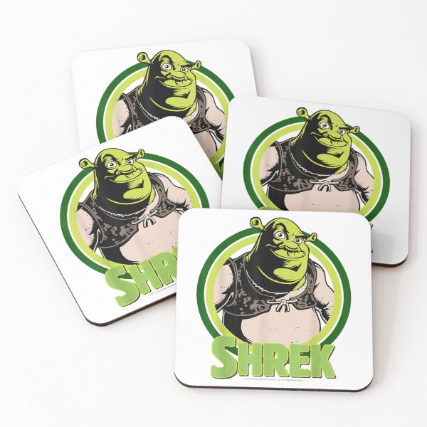 Item preview, Shrek In Circles Cartoon Portrait   designed and sold by ooskiedesign.