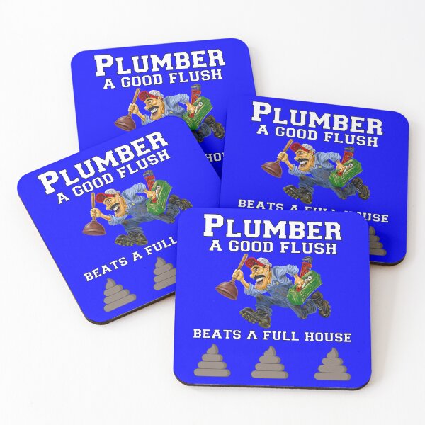 Item preview, Occupation Plumber A Good Flush Beats A Full House designed and sold by fantasticdesign.