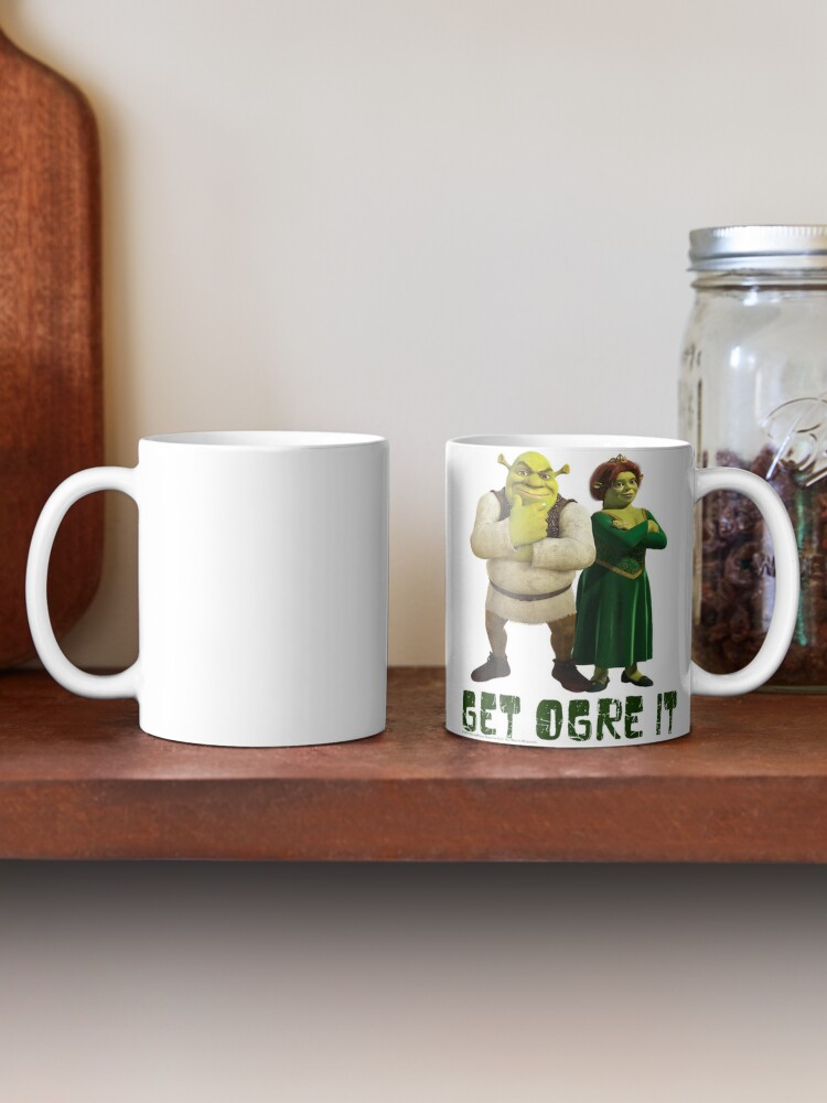 Shrek Figural Great Green Face Ogre Ceramic Coffee Mug Cup