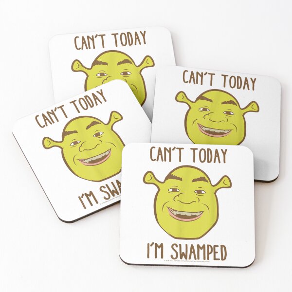 Item preview, Shrek Face Can_t Today I_m Swamped   designed and sold by ooskiedesign.