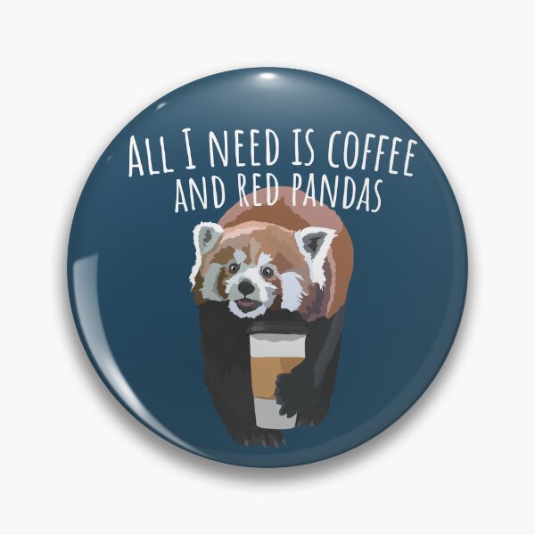 Artikelvorschau, R steht für Red Panda Coffee, Red Panda Coffee Illustration – Niedliches und gemütliches Wildlife Coffee Artwork entworfen und verkauft von PrettylittlepastelUk.