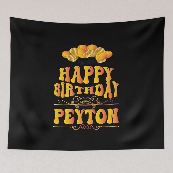 Item preview, Happy birthday Peyton designed and sold by bahdsgraphic.