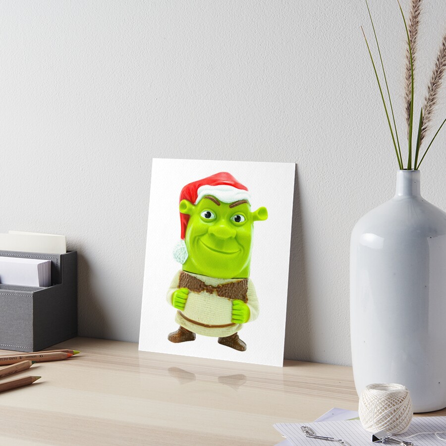 Sexy Shrek Shrek Meme Face Shrek Wazowski Art Board Print By Ooskiedesign Redbubble