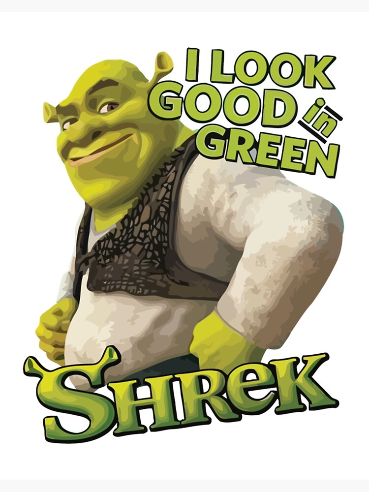 shrek meme | Art Board Print