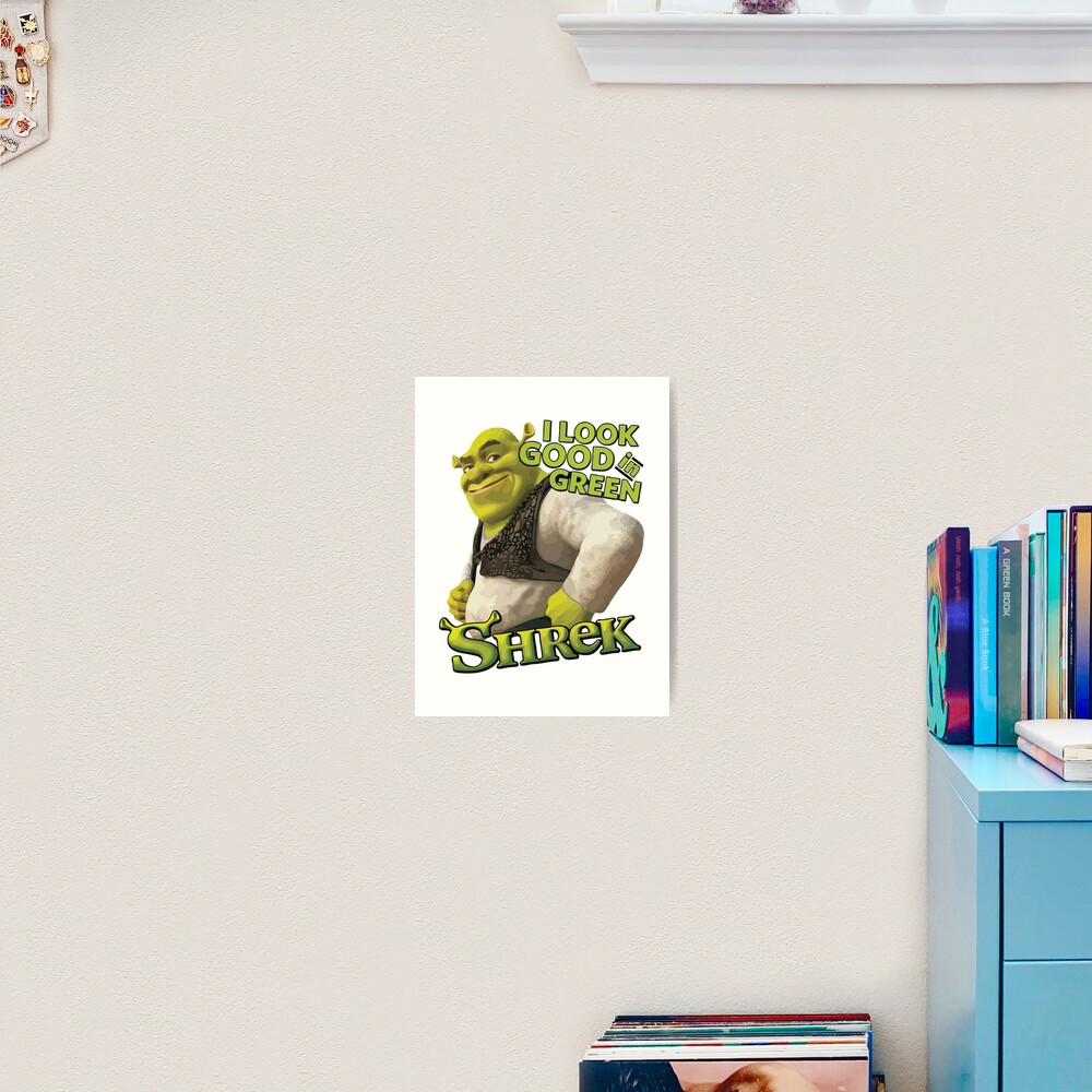 Sexy Shrek Shrek Meme Gesicht Shrek Wazowski Kunstdruck Von