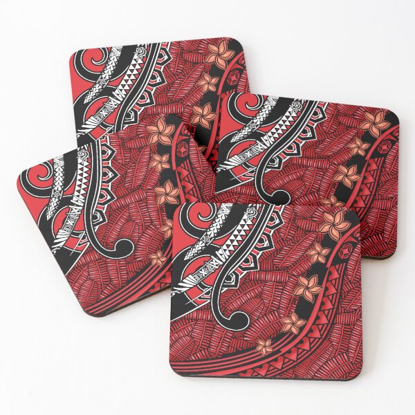 Item preview, Samoan - Polynesian - Hawaiian Tribal Red Sunset Artboard 2041 designed and sold by sunnthreads.