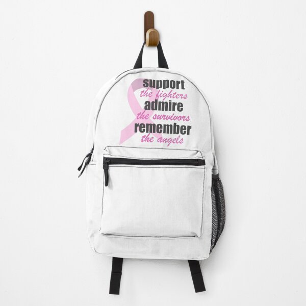 Item preview, Cancer Awareness Pink Ribbon Support Admire Remember Fighter Survivor Angel Text Typography designed and sold by WearWolfDesigns.