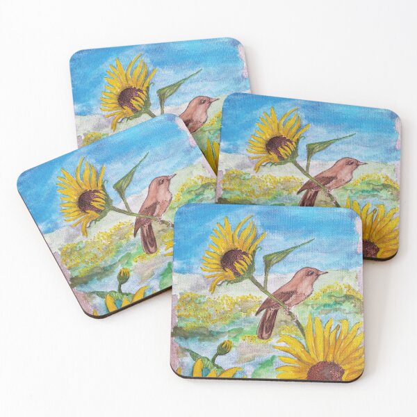 Item preview, Nightengale among the Sunflowers designed and sold by emme76.