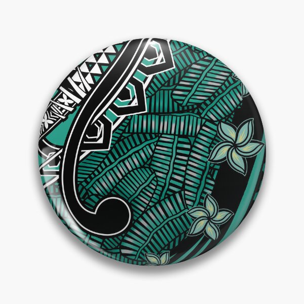 Item preview, Samoan - Polynesian - Hawaiian Tribal Emerald Ocean Artboard 2042 designed and sold by sunnthreads.