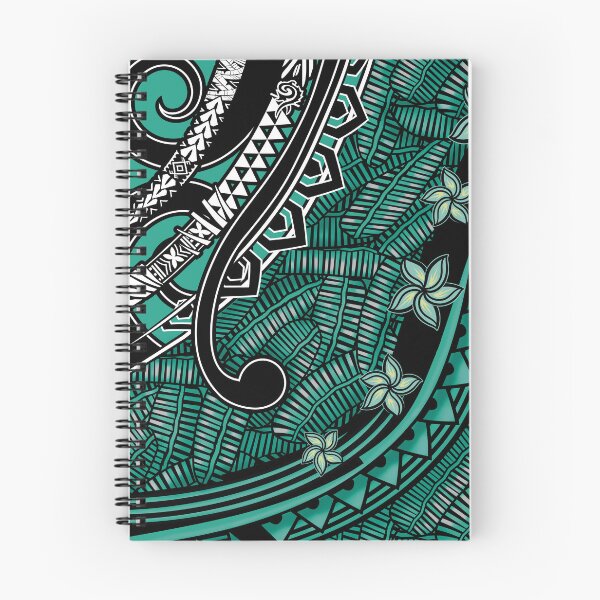 Item preview, Samoan - Polynesian - Hawaiian Tribal Emerald Ocean Artboard 2042 designed and sold by sunnthreads.