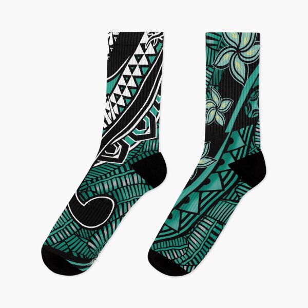 Item preview, Samoan - Polynesian - Hawaiian Tribal Emerald Ocean Artboard 2042 designed and sold by sunnthreads.