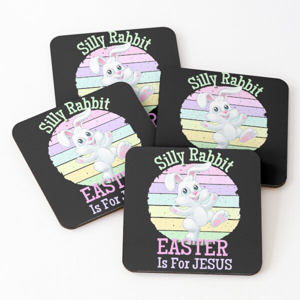 Item preview, Silly Rabbit EASTER Is For JESUS, Funny Christian Pastel Vintage Sunset designed and sold by Sun Sand & Sea Art.