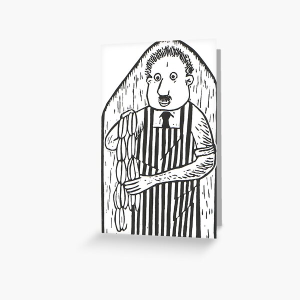Butcher Greeting Card