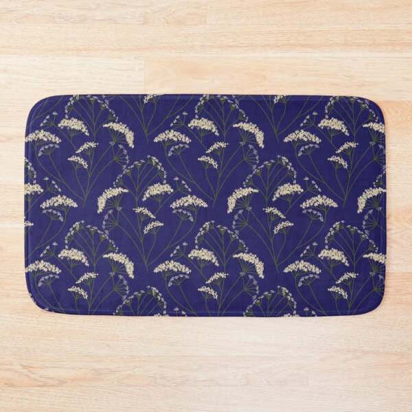 Item preview, Poison garden | water hemlock blue background designed and sold by rose-michele.