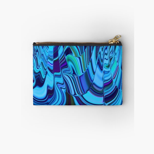Aperçu de l'œuvre Blue Shades Flowing Abstract Design Pattern créée et vendue par adriturner.