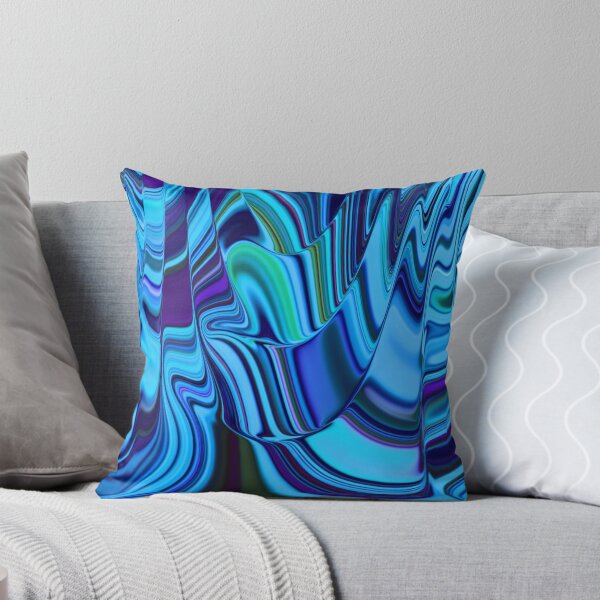 Item preview, Blue Shades Flowing Abstract Design Pattern designed and sold by adriturner.