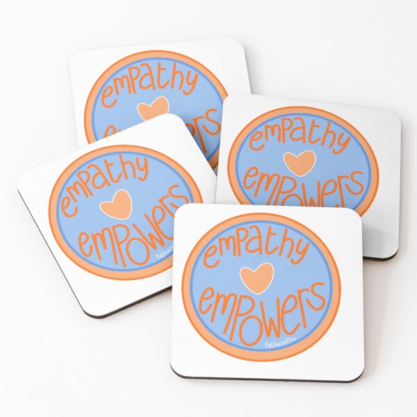 Aperçu de l'œuvre EMPATHY EMPOWERS bleu et orange créée et vendue par callie1071.