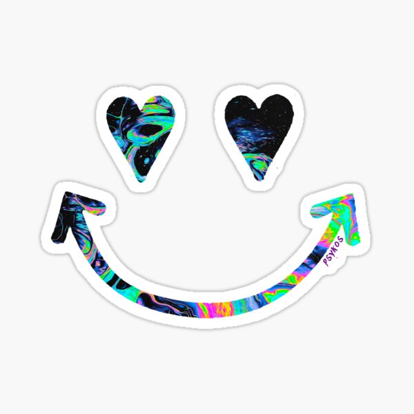 Smile psichodelic Sticker