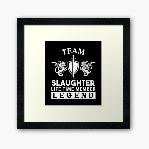 Item preview, Slaughter Name T Shirt - Slaughter Legend Lifetime Member Gift Item Tee designed and sold by aaronmaxi6.
