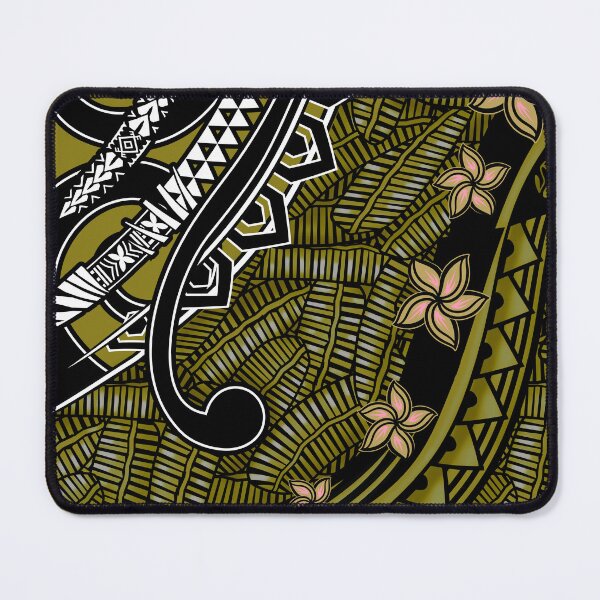 Item preview, Samoan - Polynesian - Hawaiian Golden Olive Tribal Artboard 2043 designed and sold by sunnthreads.