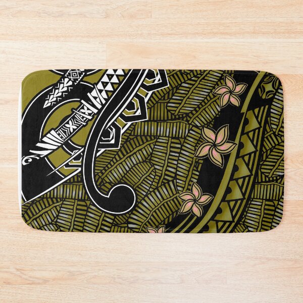 Item preview, Samoan - Polynesian - Hawaiian Golden Olive Tribal Artboard 2043 designed and sold by sunnthreads.