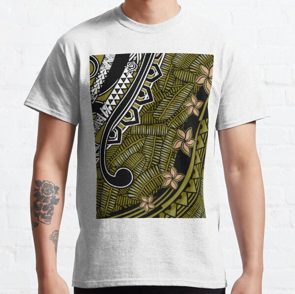 Havai'iART&WOOD Polynesian Tattoo Design cedma T-Shirt