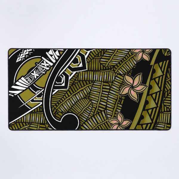 Item preview, Samoan - Polynesian - Hawaiian Golden Olive Tribal Artboard 2043 designed and sold by sunnthreads.