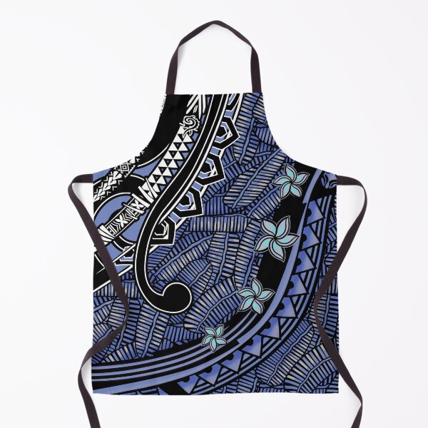 Item preview, Samoan - Polynesian - Hawaiian Slate Blue Tribal Artboard 2044 designed and sold by sunnthreads.