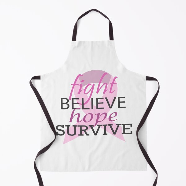 Item preview, Cancer Awareness Pink Ribbon Fight Believe Hope Survive Text Typography designed and sold by WearWolfDesigns.