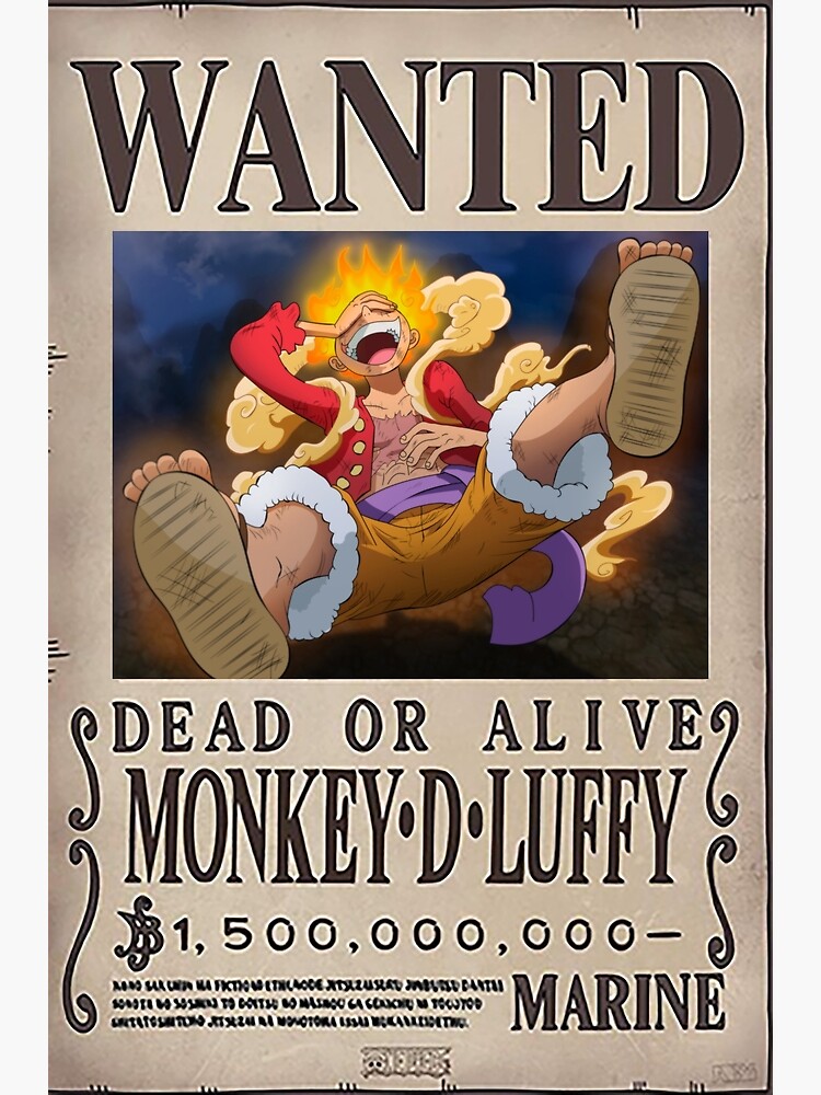 "Luffy "Joyboy" Wanted" Poster By Zulfikar- | Redbubble