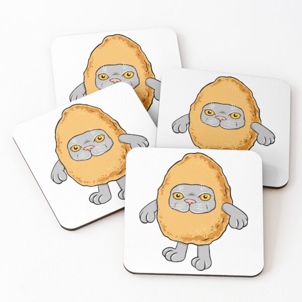 Artikelvorschau, Chicken-Nugget-Katze entworfen und verkauft von StassyDraws.