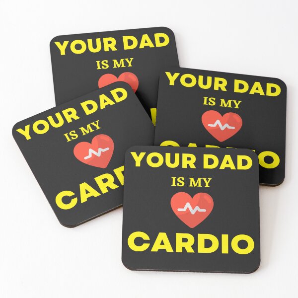 Item preview, Copy of Copy of neon of Your Dad Is My Cardio golden words designed and sold by Tshirtk.