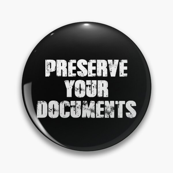 Item preview, Preserve Your Documents designed and sold by twHistory.