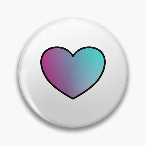 Item preview, Fluorescent heart - Purple and blue designed and sold by Inspirationmotivation.