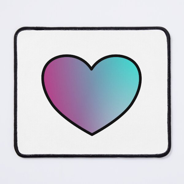 Item preview, Fluorescent heart - Purple and blue designed and sold by Inspirationmotivation.
