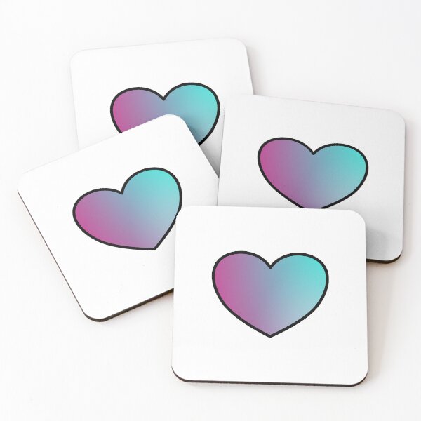 Item preview, Fluorescent heart - Purple and blue designed and sold by Inspirationmotivation.