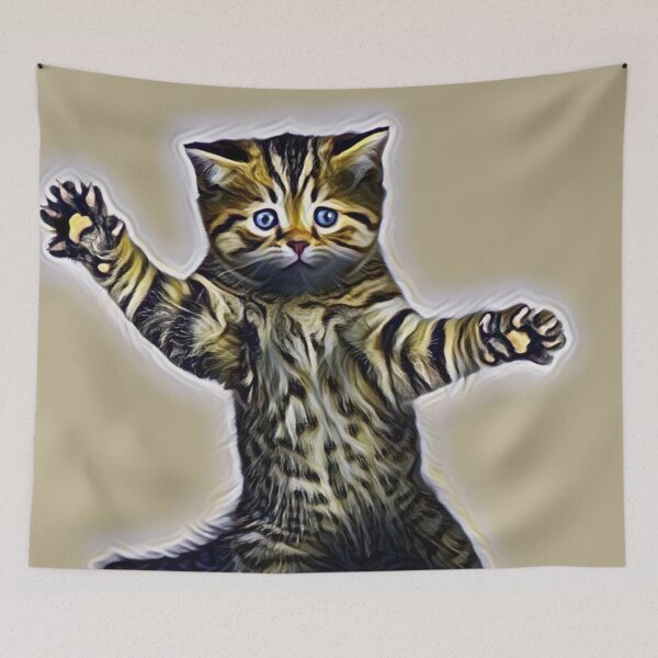 Item preview, Dancing Kitten designed and sold by HappyLifeCreate.