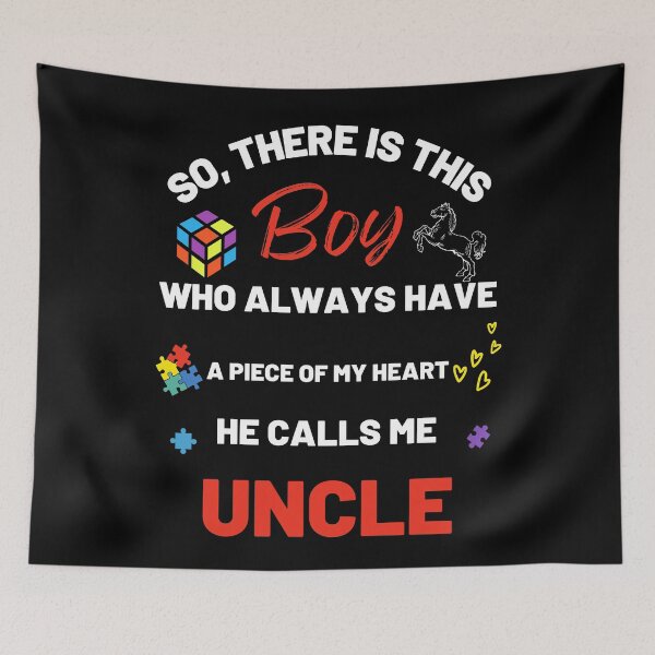 Item preview, There's This Boy he Calls Me Uncle, Autism Awarenesss designed and sold by Sam Artist.