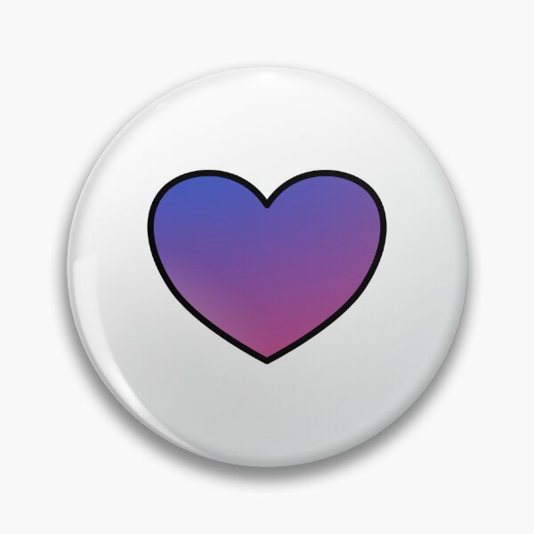Item preview, Fluorescent Heart - Purple and Pink designed and sold by Inspirationmotivation.