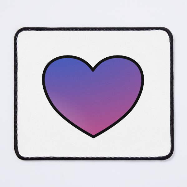 Item preview, Fluorescent Heart - Purple and Pink designed and sold by Inspirationmotivation.