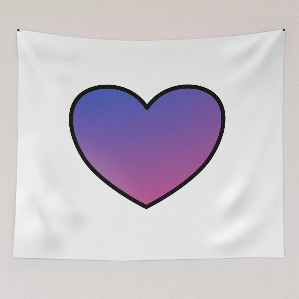 Item preview, Fluorescent Heart - Purple and Pink designed and sold by Inspirationmotivation.