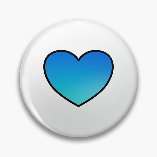 Item preview, Fluorescent Heart - Blue designed and sold by Inspirationmotivation.