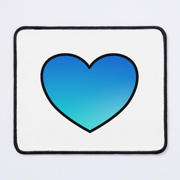 Item preview, Fluorescent Heart - Blue designed and sold by Inspirationmotivation.